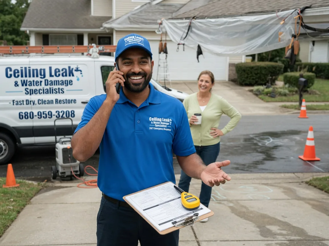 Ceiling Leak Cleanup Mount Crawford, VA FAQs